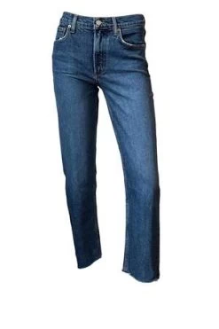 AGOLDEKye High Rise Straight Leg Jeans - Mirage