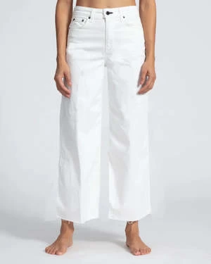 ASKK NYCrop Wide Leg - Ivory 2 ASKK NYCrop Wide Leg - Ivory - Image 2