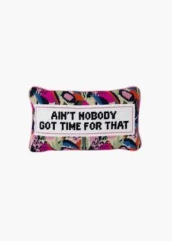 Furbish StudioAin't Nobody Needlepoint Pillow