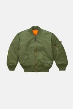 ALPHA INDUSTRIESKids Alpha Industries Bomber Jacket - Green