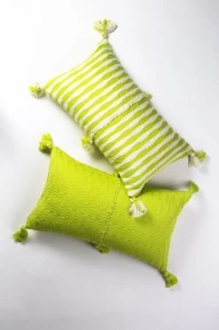 Archive New YorkAntigua Pillow - Lemon Lime/Ivory Stripe -Fashion comprehensive store Archive New York Antigua Pillow Lemon Lime Ivory Stripe 20210216233446