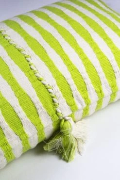 Archive New YorkAntigua Pillow - Lemon Lime/Ivory Stripe -Fashion comprehensive store Archive New York Antigua Pillow Lemon Lime Ivory Stripe 20210216233447