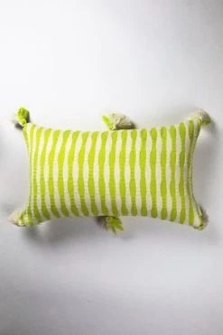 Archive New YorkAntigua Pillow - Lemon Lime/Ivory Stripe -Fashion comprehensive store Archive New York Antigua Pillow Lemon Lime Ivory Stripe 20210216233449