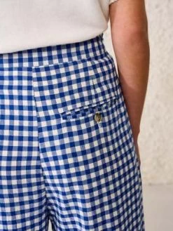 BelleroseDavy Pants - Blue Check -Fashion comprehensive store Bellerose Davy Pants Blue Check 20220309023957