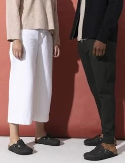 BirkenstockBoston Wool Felt Regular - Anthracite Grey