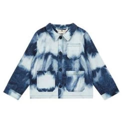 BontonKids Bonton Child Erman Jacket - Tie Dye Blue