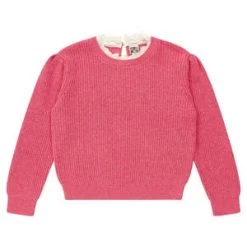 BontonKids Bonton Sweater - Fresh Rose Pink