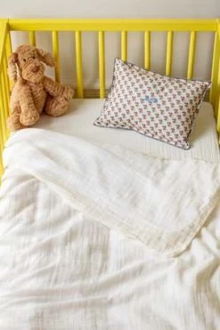 CaramelKids Caramel CHILD DUVET COVER 140 X 200 -MERCI - BLANC DE MEUDON -Fashion comprehensive store CHILD DUVET COVER 140 X 200 MERCI BLANC DE MEUDON 20230915103852 1