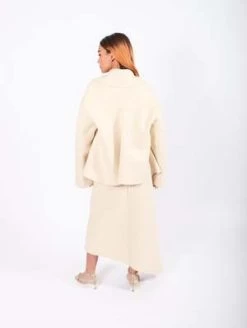 CalcaterraDouble Caban Coat - Ecru -Fashion comprehensive store Calcaterra Double Caban Coat Ecru 20231020154759 1