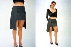 Maryam Nassir ZadehCul De Sac Skirt - Gray -Fashion comprehensive store Cul De Sac Skirt 20230717035231 1