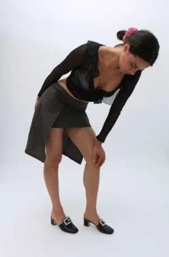 Maryam Nassir ZadehCul De Sac Skirt - Gray -Fashion comprehensive store Cul De Sac Skirt 20230717035232 2