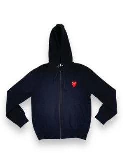Comme Des Garçons PLAYComme Des Garons Play Double Heart Zip Hood