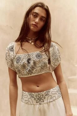 Free PeopleLotus Set - White/Black Combo -Fashion comprehensive store Free People Lotus Set White Black Combo 20230625224109