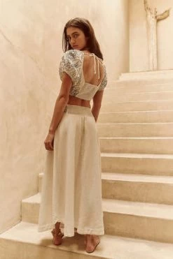 Free PeopleLotus Set - White/Black Combo -Fashion comprehensive store Free People Lotus Set White Black Combo 20230625224114