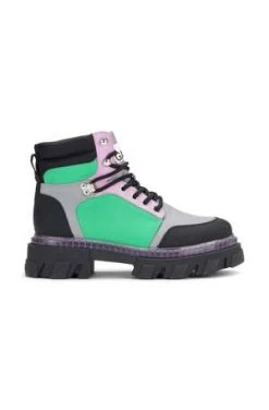 GanniCleated Lace Up Hiking Boot - Kelly Green