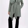 Harris Wharf LondonBlanket Coat Pressed Wool - Laurel