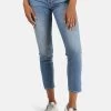 RE/DONEHigh Rise Ankle Crop Jean - Worn Indigo