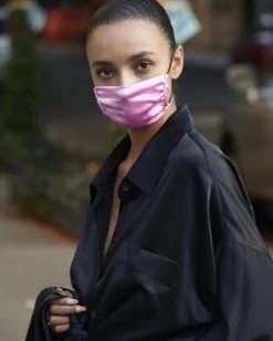 KES NYCPeace Face Covering Carnation Set (5 In 1 Pack) -Fashion comprehensive store KES Peace Face Covering Carnation Set 5 in 1 Pack 20211012191704