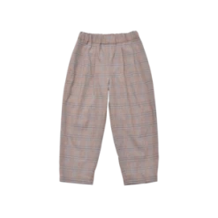 East End HighlandersKIDS East End Highlanders Lounge Trouser - Brown Plaid
