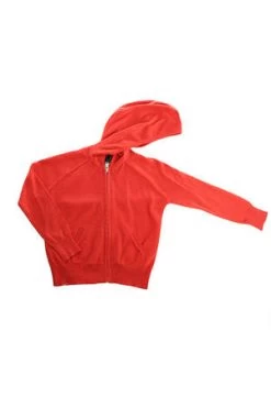 Blue&CreamKids Blue&Cream Cashmere Zip Hoodie - Coral