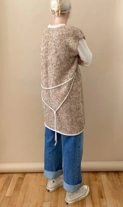 Local ShadeKnit Weave Vest - Praline -Fashion comprehensive store Knit Weave Vest Praline 20231009221735