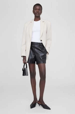 Anine BingKoa Vegan Leather Short - Black 1 Anine BingKoa Vegan Leather Short - Black