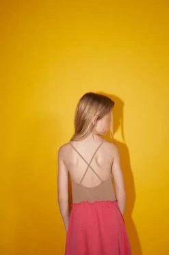 Weekend House KidsKIDS Weekend House Logo Swimsuit - Camel -Fashion comprehensive store Logo Kid s Swimsuit 20220226004711 4