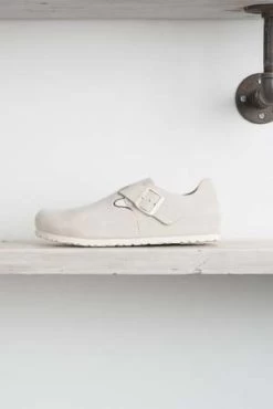 BirkenstockLondon Suede - Antique White