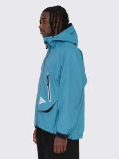 And WanderLoose Fitting Rain Jacket - Light Blue -Fashion comprehensive store Loose Fitting Rain Jacket 20231102020435 2