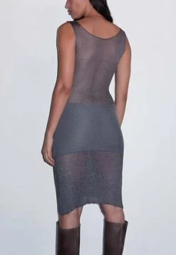 Paloma WoolLunes Dress - Dark Grey -Fashion comprehensive store Lunes Dress Dark Grey 20231031150353 1
