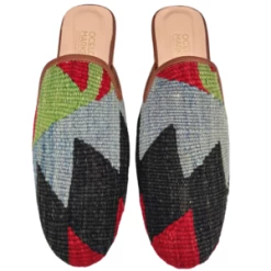 Ocelot MarketTurkish Kilim Mule - Muted Multicolor