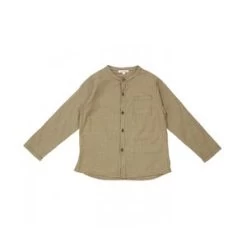 CaramelKids Caramel Momus Shirt - Forest Microcheck