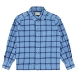 MorleyKids Morley Child Tur Shirt - Niagara Blue Checks