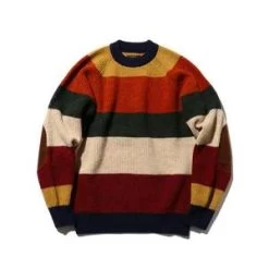 Beams PlusCrewneck - Multi Stripe