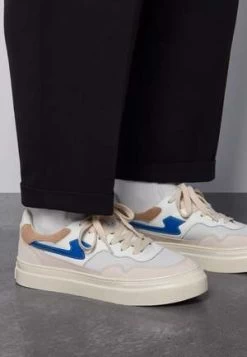 Stepney Workers ClubPearl S-Strike Suede - Ecru/Blue