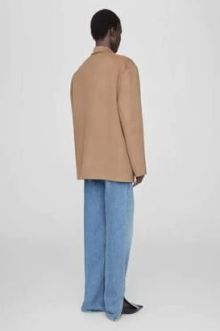 Anine BingQuinn Cashmere Blend Blazer - Camel -Fashion comprehensive store Quinn Blazer in Camel Cashmere Blend 20230811000029 2