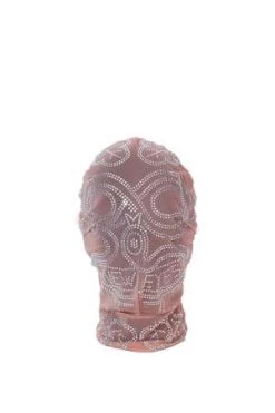 Walter Van BeirendonckRhinestone Mesh Mask - Brown