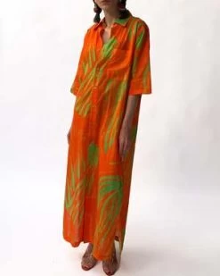 Simon MillerSantos Dress - Abstract Leaf Print