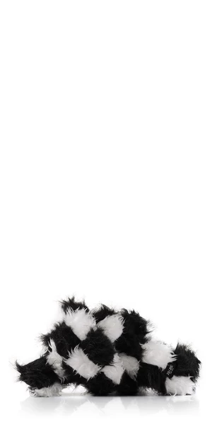 Jiu Jie DecorSoft-Core Knot Pillow - Black/White Checkered 4 Jiu Jie DecorSoft-Core Knot Pillow - Black/White Checkered - Image 4