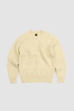 BatonerSpread Alan Crew Neck - Ivory