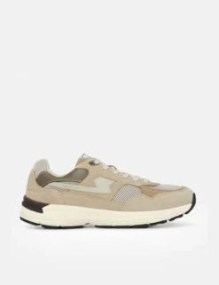 Stepney Workers ClubAmiel S-Strike Trainers Suede Mix - Sand