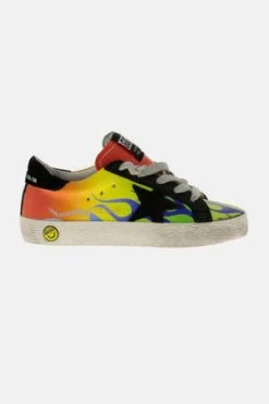 Golden GooseKids Golden Goose Super-Star Low Top Sneaker - Venice Beach/Black Star