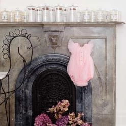 TiA CiBANiKids Tia Cibani Advice Exclusive Baby Florence Pleated Romper - Dust