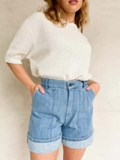 Toit Volant105 Short - Vintage Indigo -Fashion comprehensive store VINTAGE INDIGO 105 SHORT 20220515221458 2