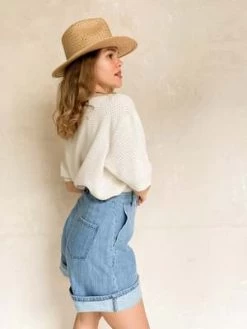 Toit Volant105 Short - Vintage Indigo -Fashion comprehensive store VINTAGE INDIGO 105 SHORT 20220515221458 3