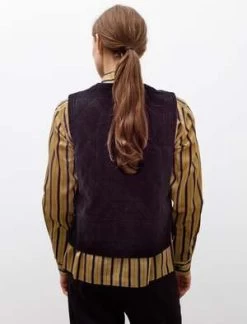 BODEVelvet Falmouth Vest - Black -Fashion comprehensive store Velvet Falmouth Vest Black 20231006010719 1