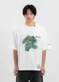 Mihara YasuhiroBear Printed Tee - White
